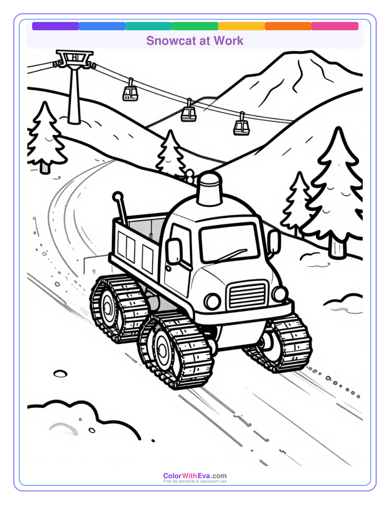 Snowcat at Work preview