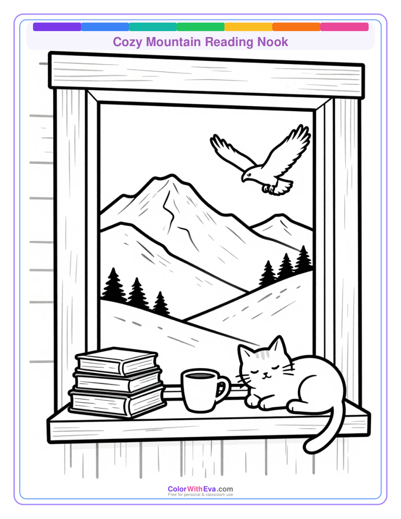 Cozy Mountain Reading Nook preview