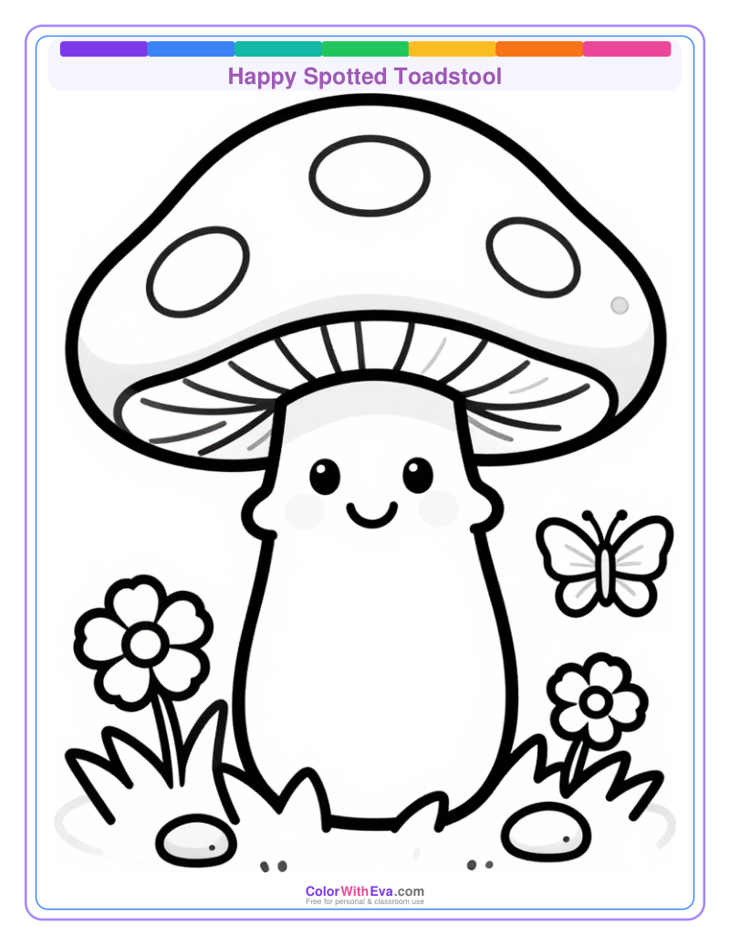 Happy Spotted Toadstool preview