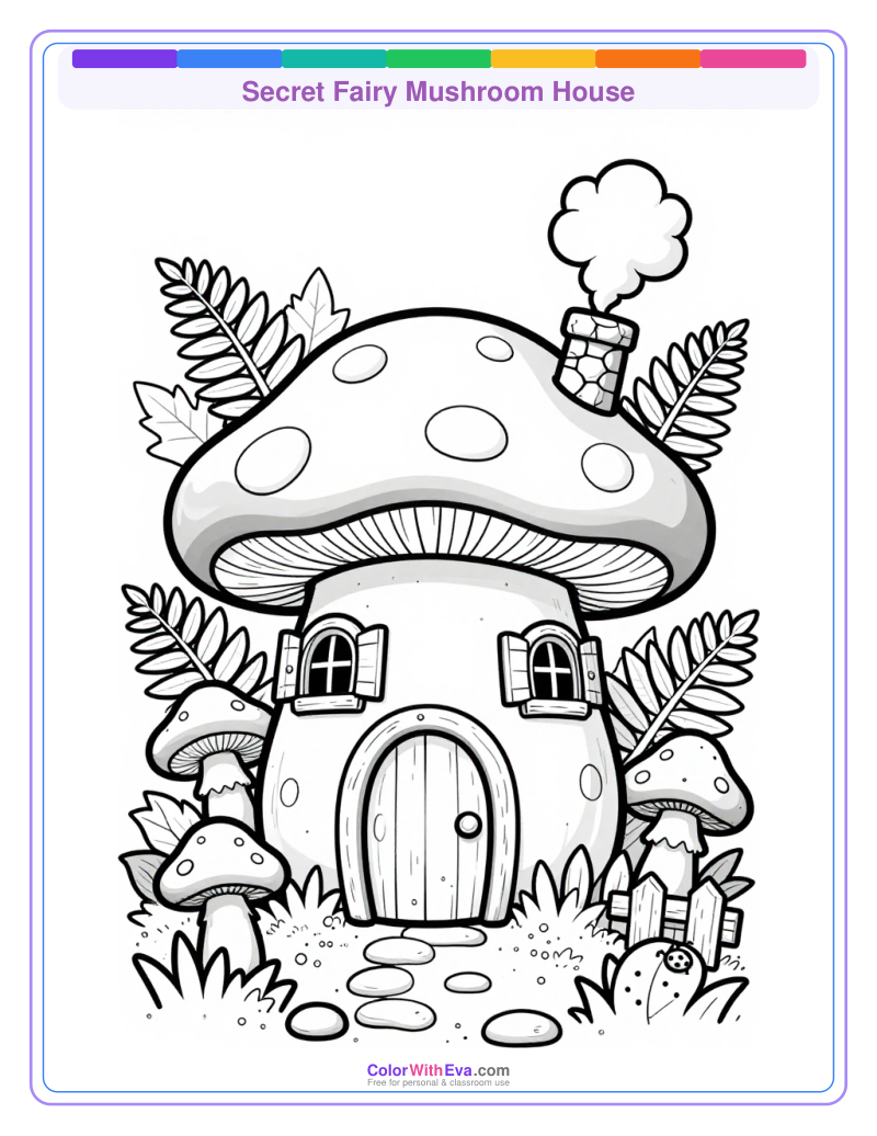 Secret Fairy Mushroom House preview