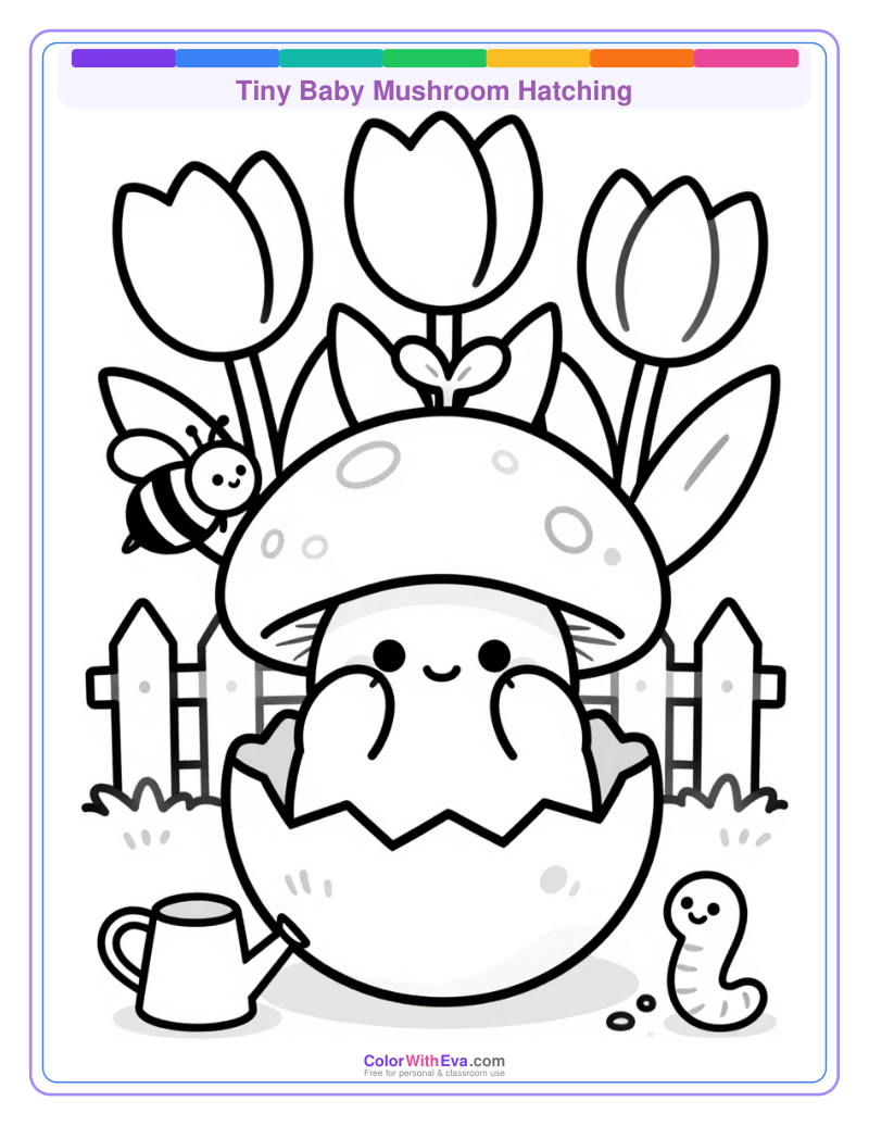 Tiny Baby Mushroom Hatching thumbnail