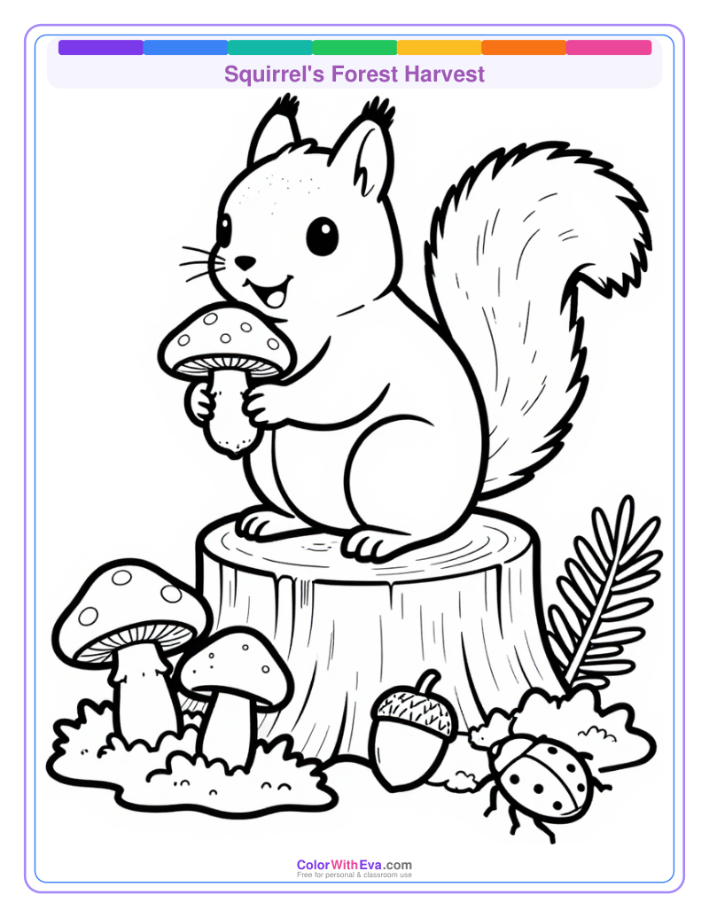 Squirrel's Forest Harvest preview