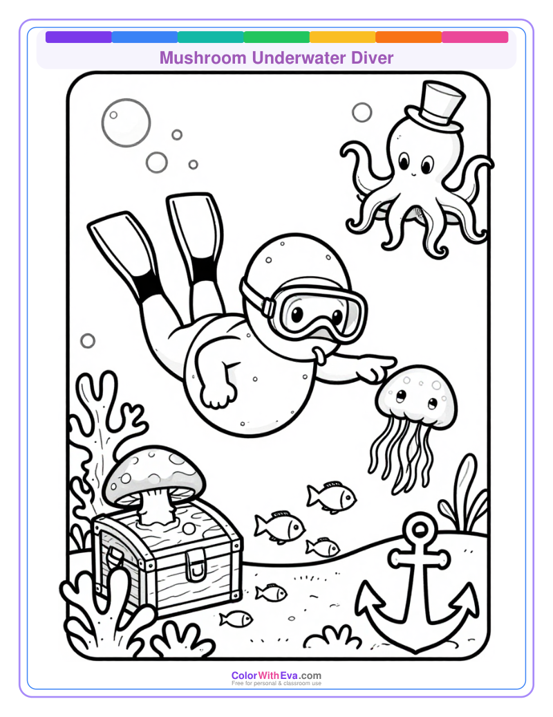 Mushroom Underwater Diver thumbnail
