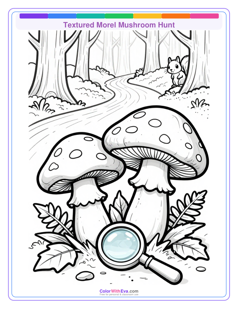 Textured Morel Mushroom Hunt preview