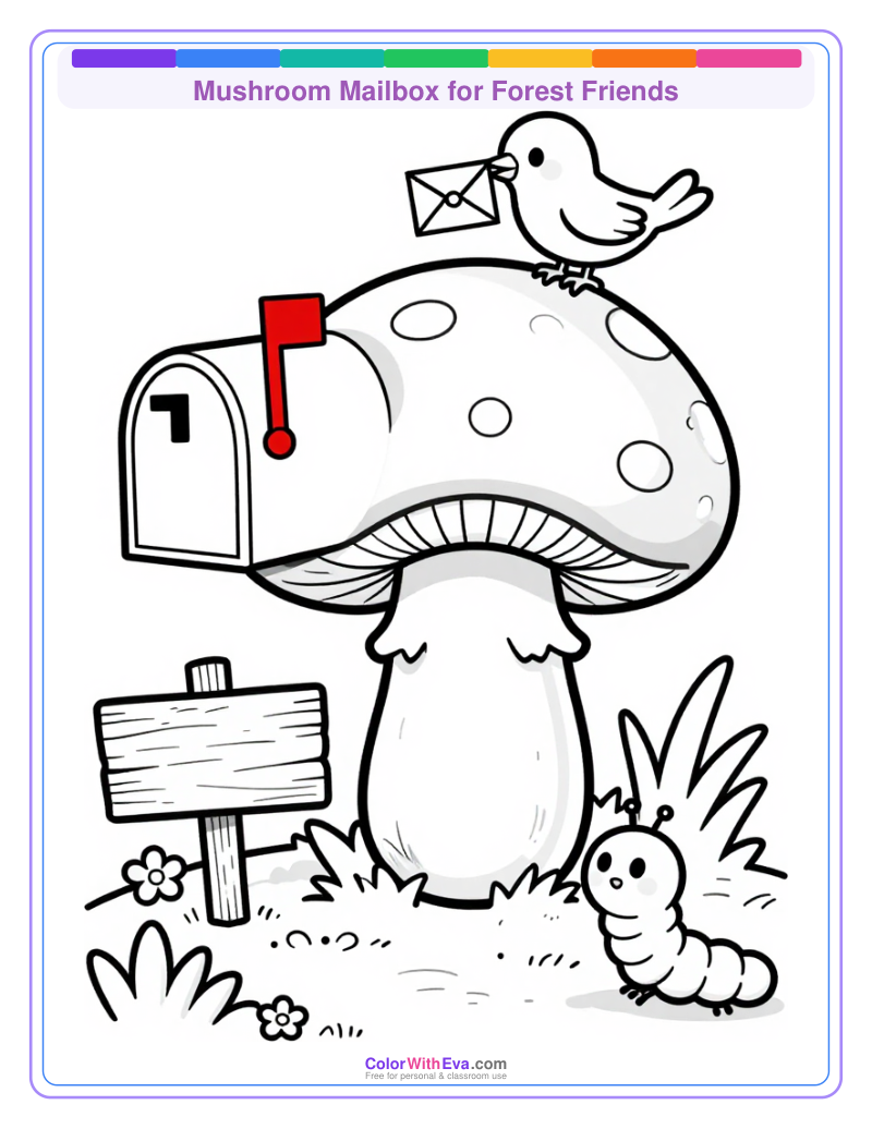 Mushroom Mailbox for Forest Friends preview