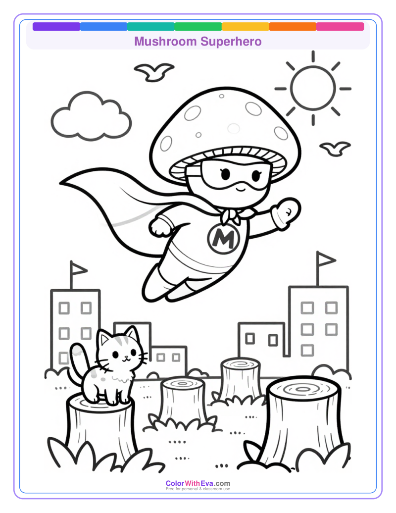Mushroom Superhero thumbnail