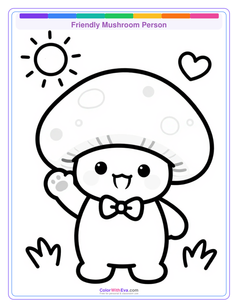 Friendly Mushroom Person preview