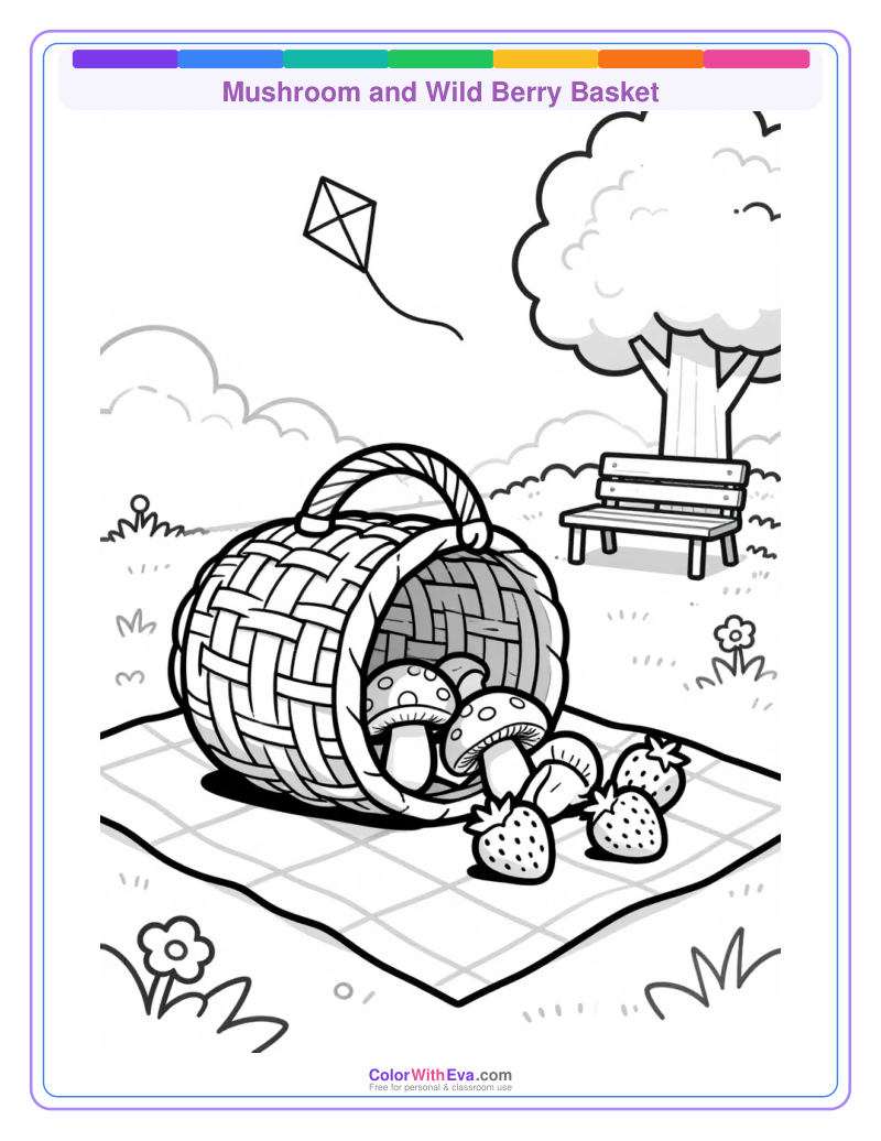 Mushroom and Wild Berry Basket preview