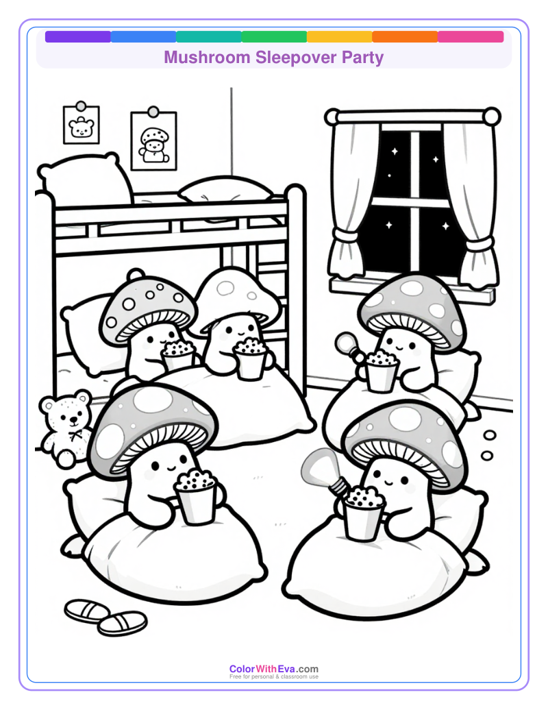 Mushroom Sleepover Party thumbnail
