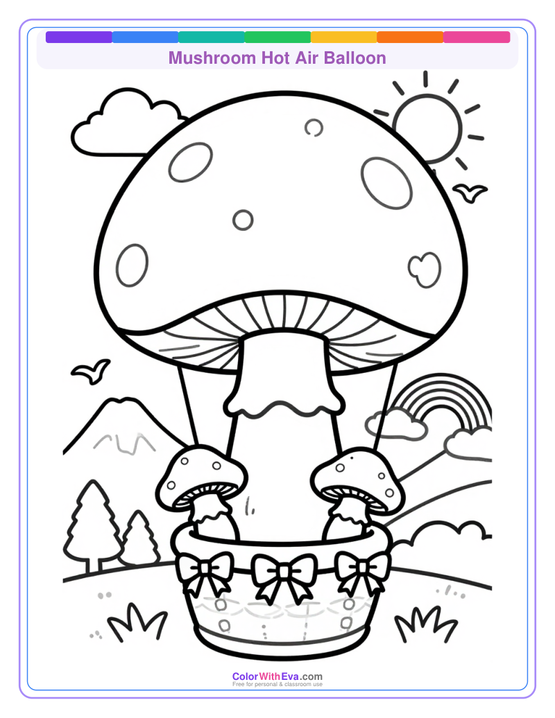 Mushroom Hot Air Balloon thumbnail