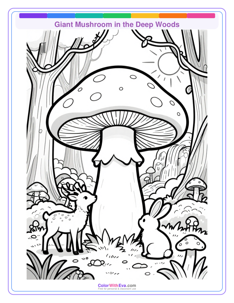 Giant Mushroom in the Deep Woods preview