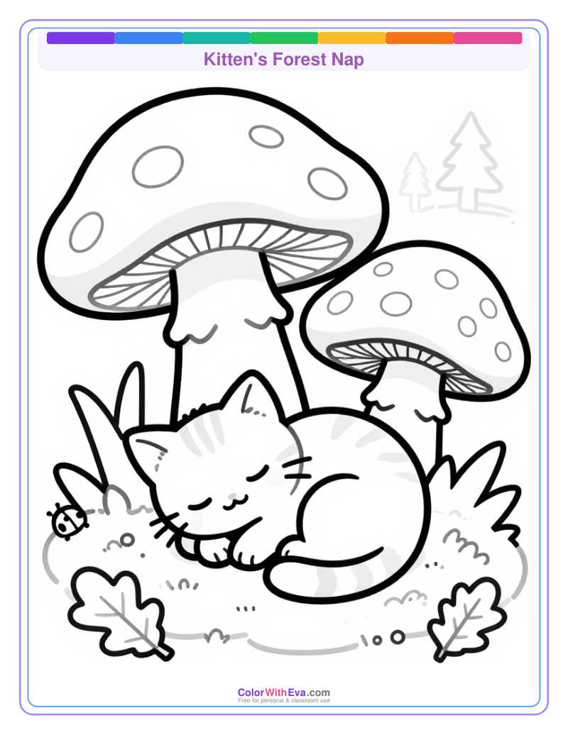 Kitten's Forest Nap preview