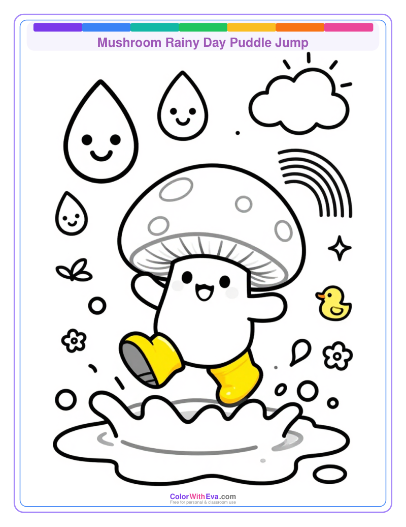 Mushroom Rainy Day Puddle Jump thumbnail