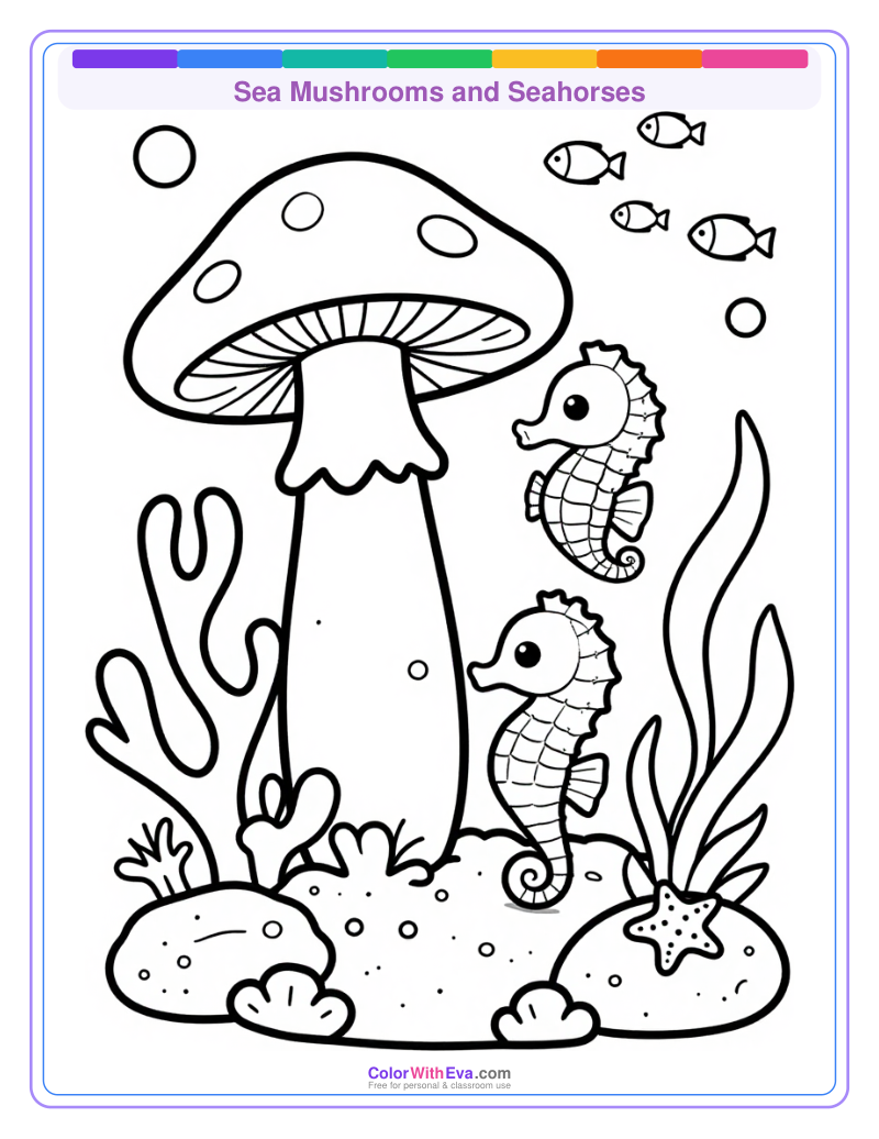 Sea Mushrooms and Seahorses preview