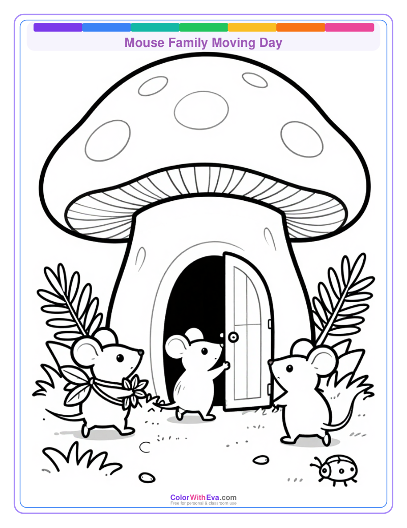 Mouse Family Moving Day preview