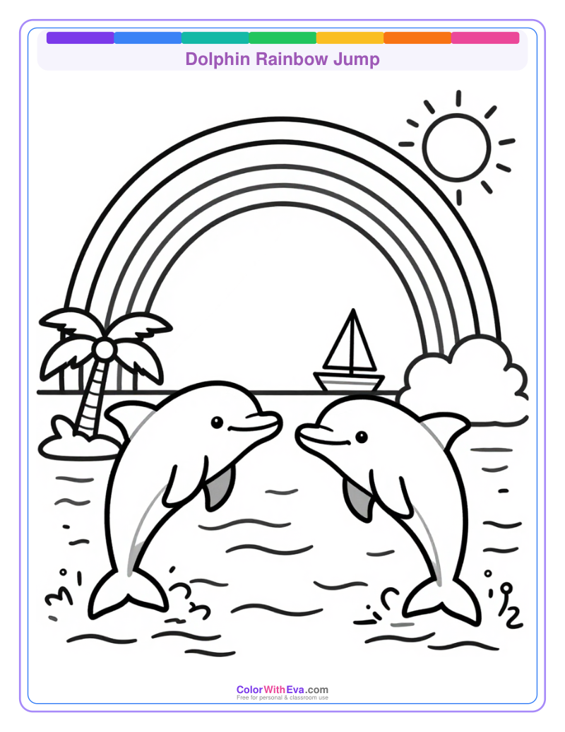 Dolphin Rainbow Jump preview