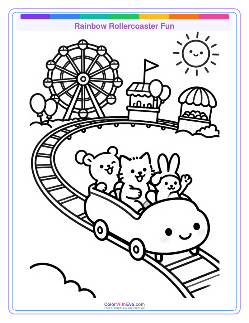 Rainbow Rollercoaster Fun preview