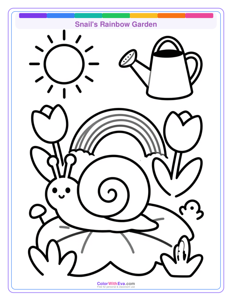 Snail's Rainbow Garden preview