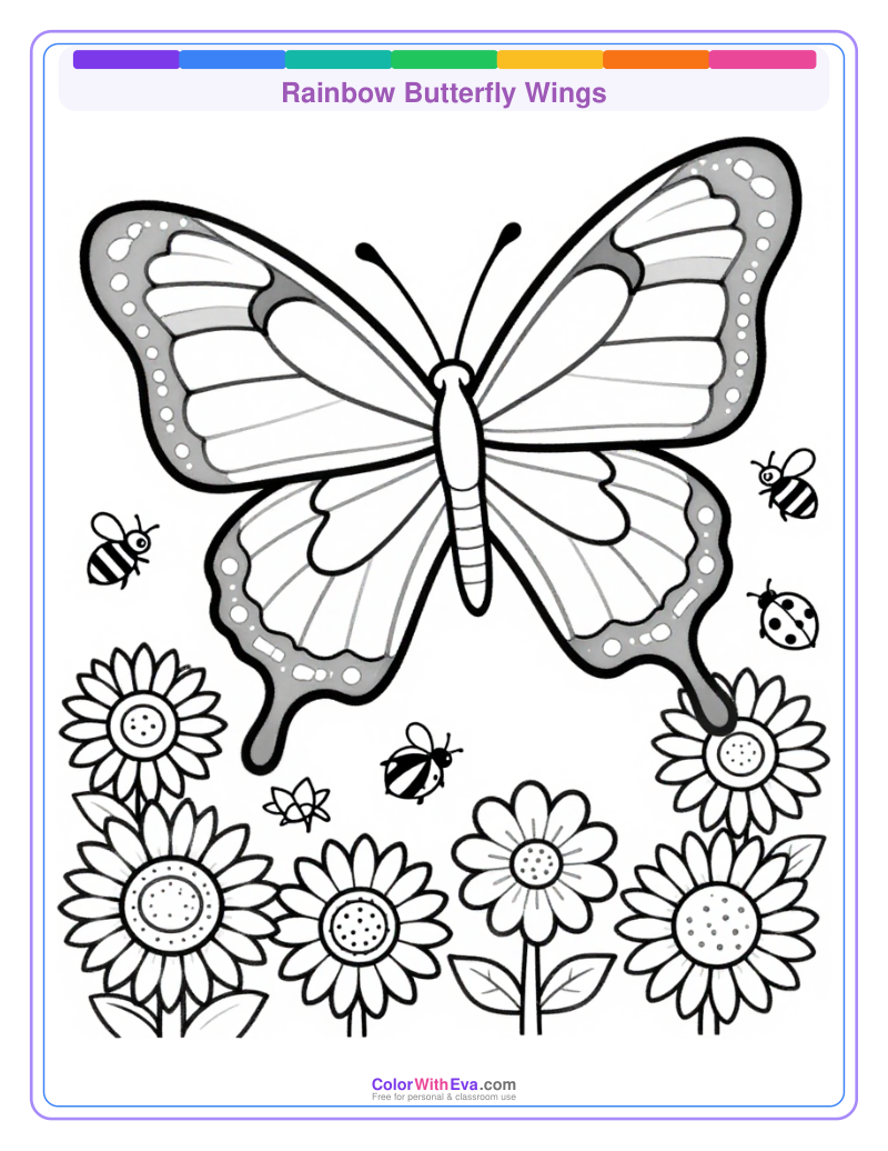 Rainbow Butterfly Wings preview