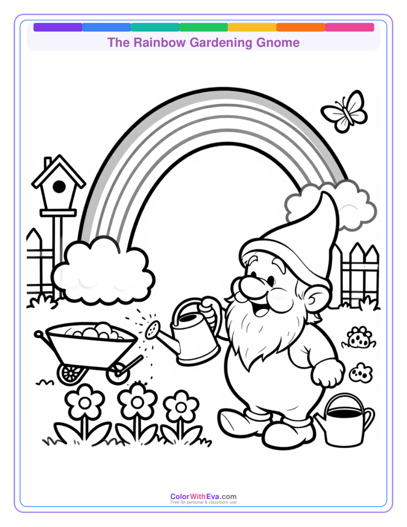 The Rainbow Gardening Gnome thumbnail