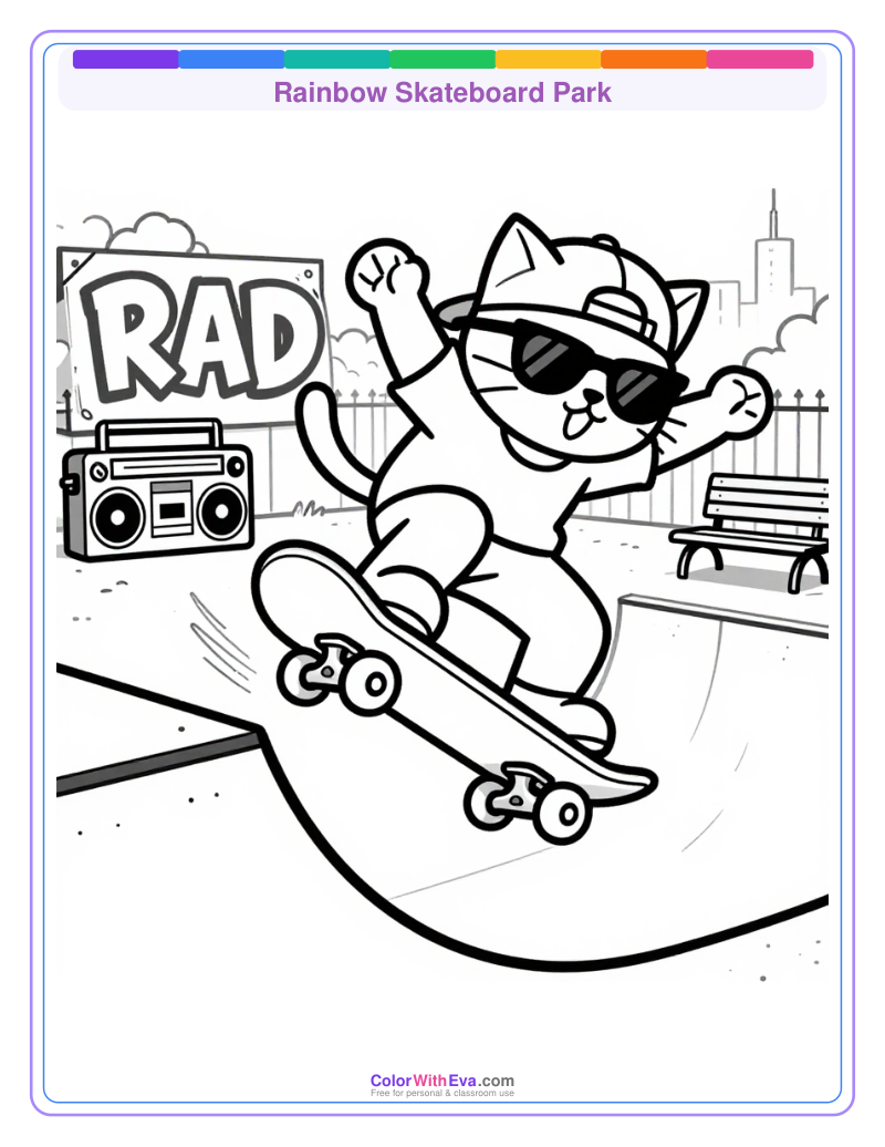 Rainbow Skateboard Park preview