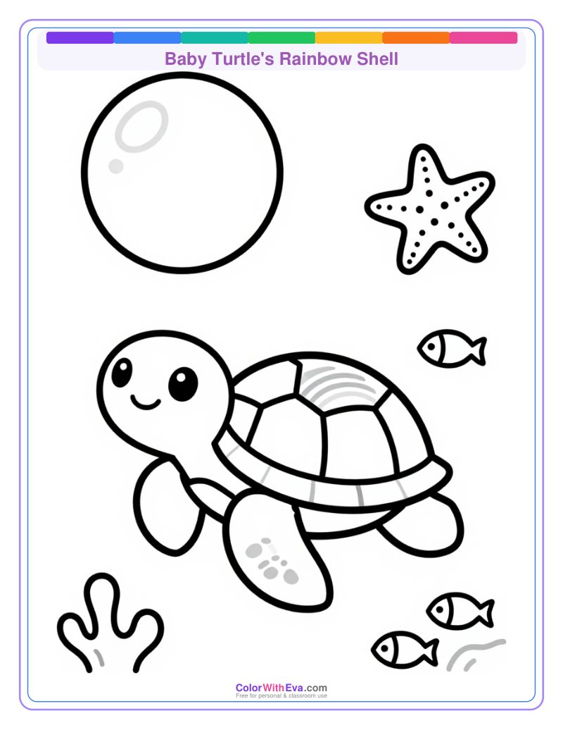 Baby Turtle's Rainbow Shell thumbnail