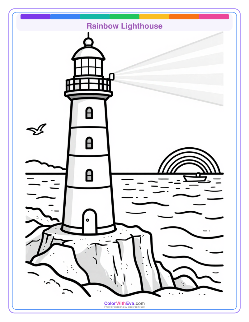 Rainbow Lighthouse preview