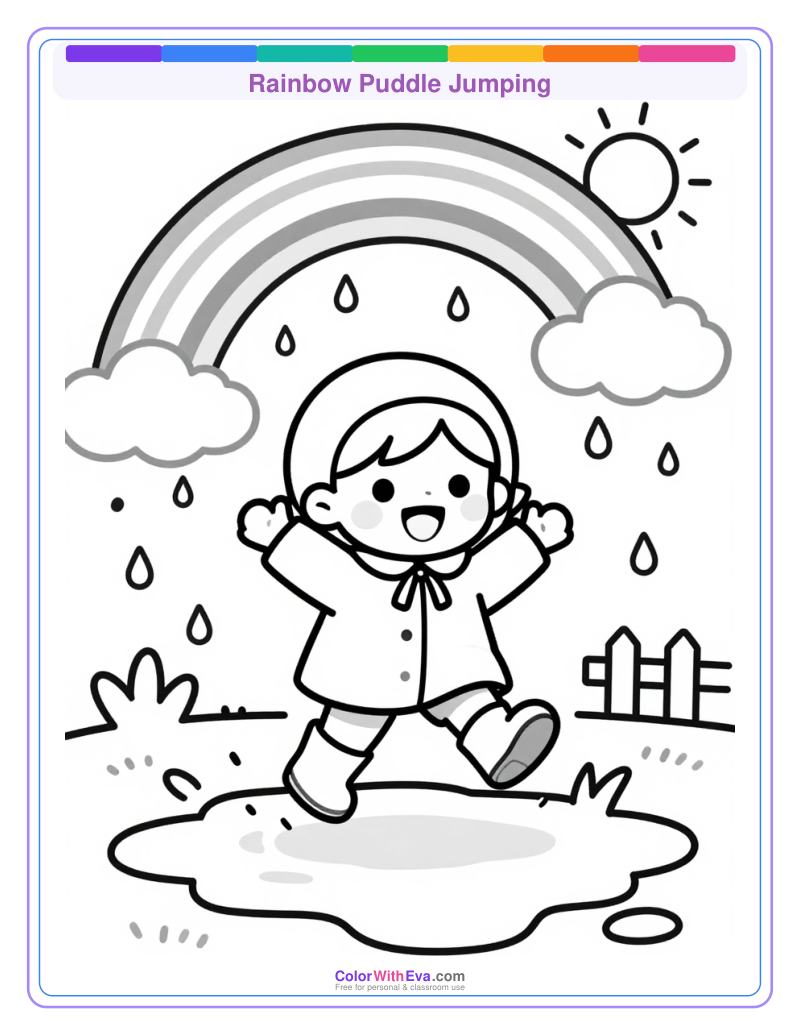Rainbow Puddle Jumping preview