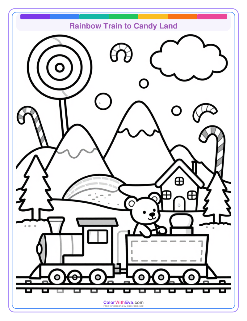 Rainbow Train to Candy Land thumbnail