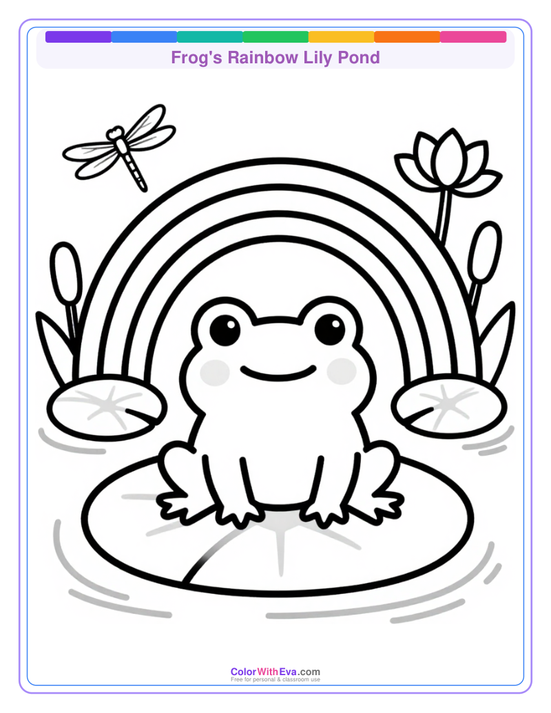 Frog's Rainbow Lily Pond preview
