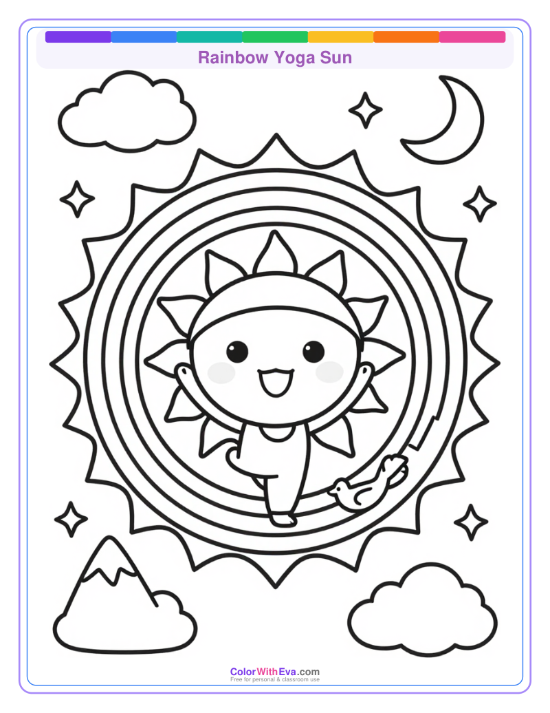 Rainbow Yoga Sun thumbnail