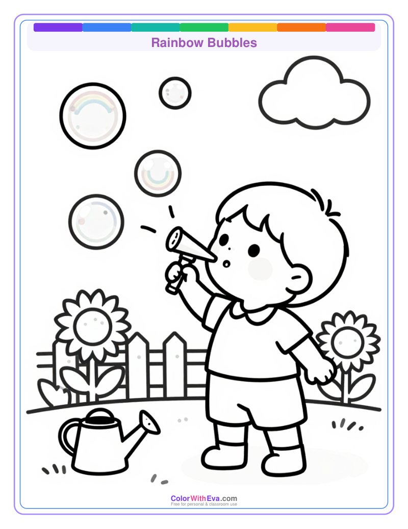 Rainbow Bubbles preview