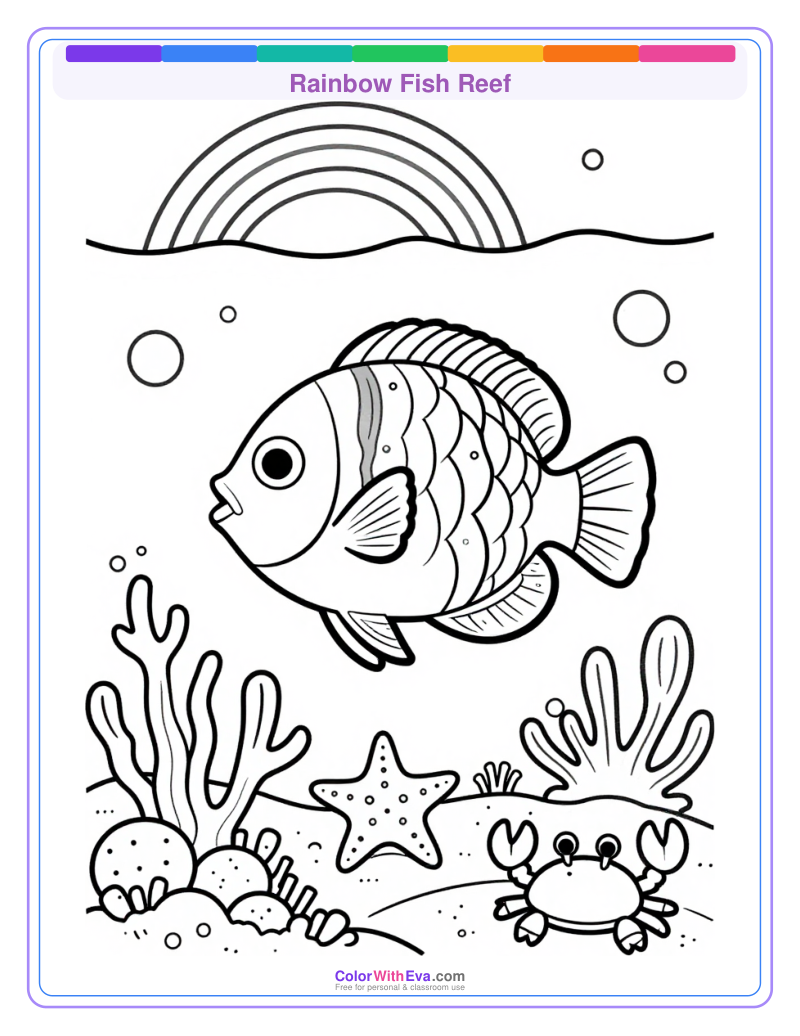 Rainbow Fish Reef preview
