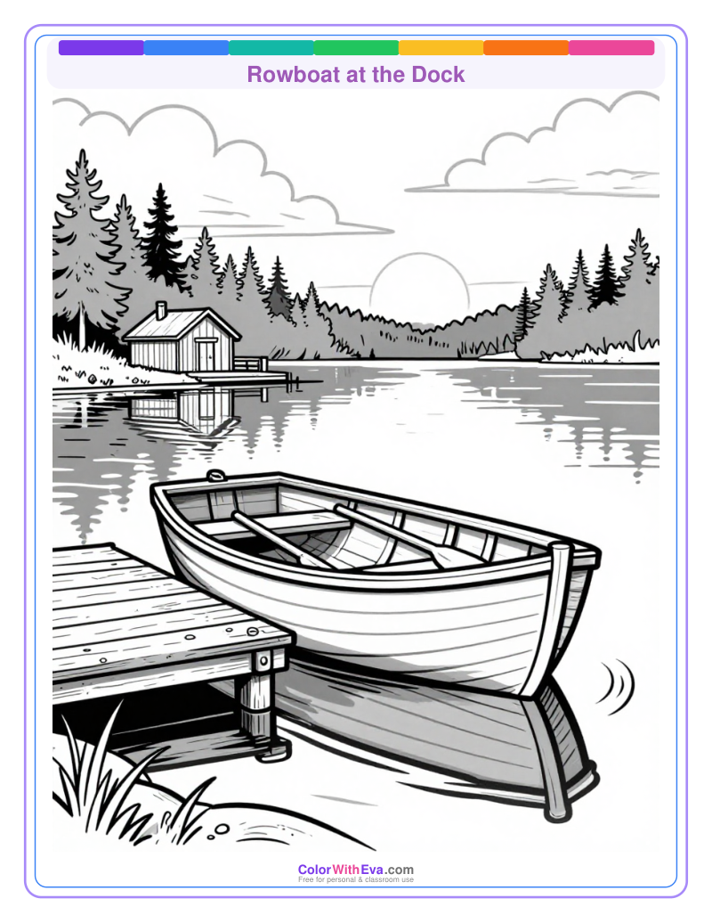 Rowboat at the Dock preview