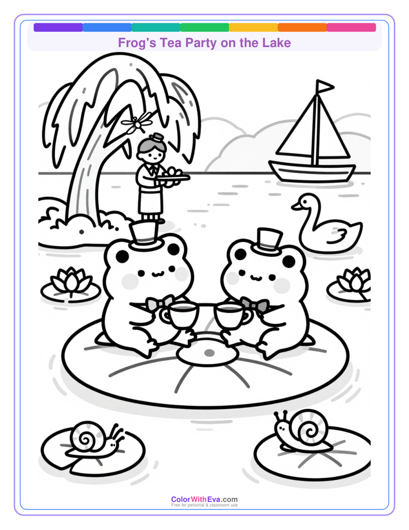 Frog's Tea Party on the Lake thumbnail