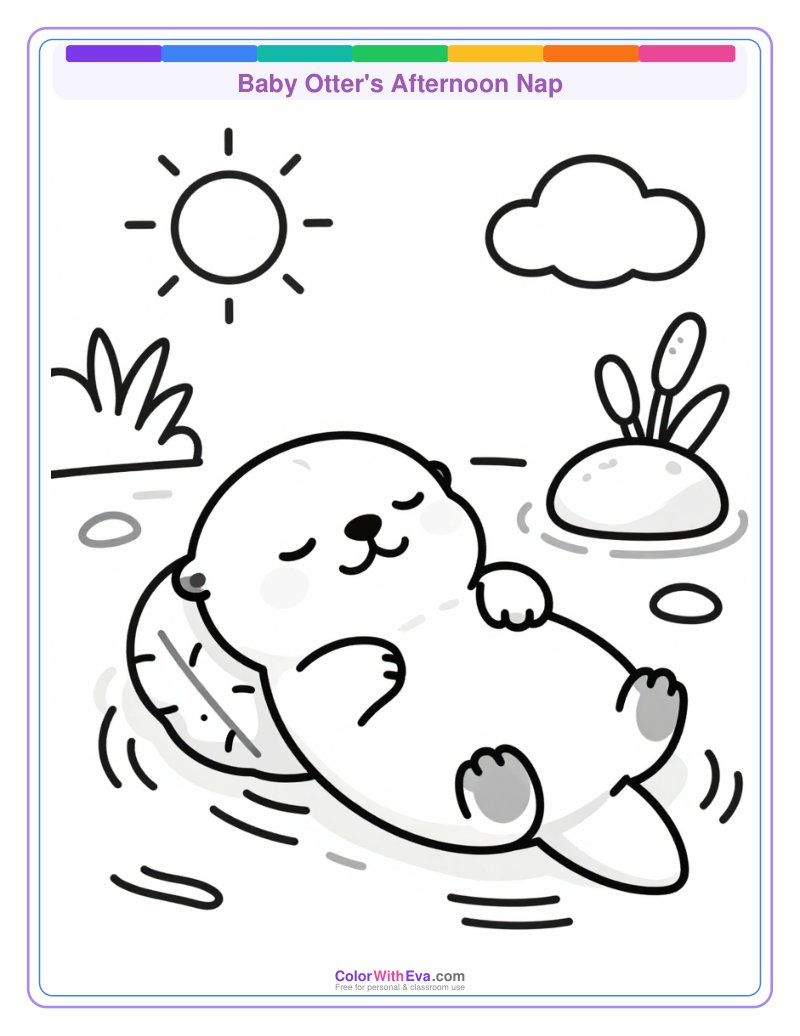 Baby Otter's Afternoon Nap thumbnail