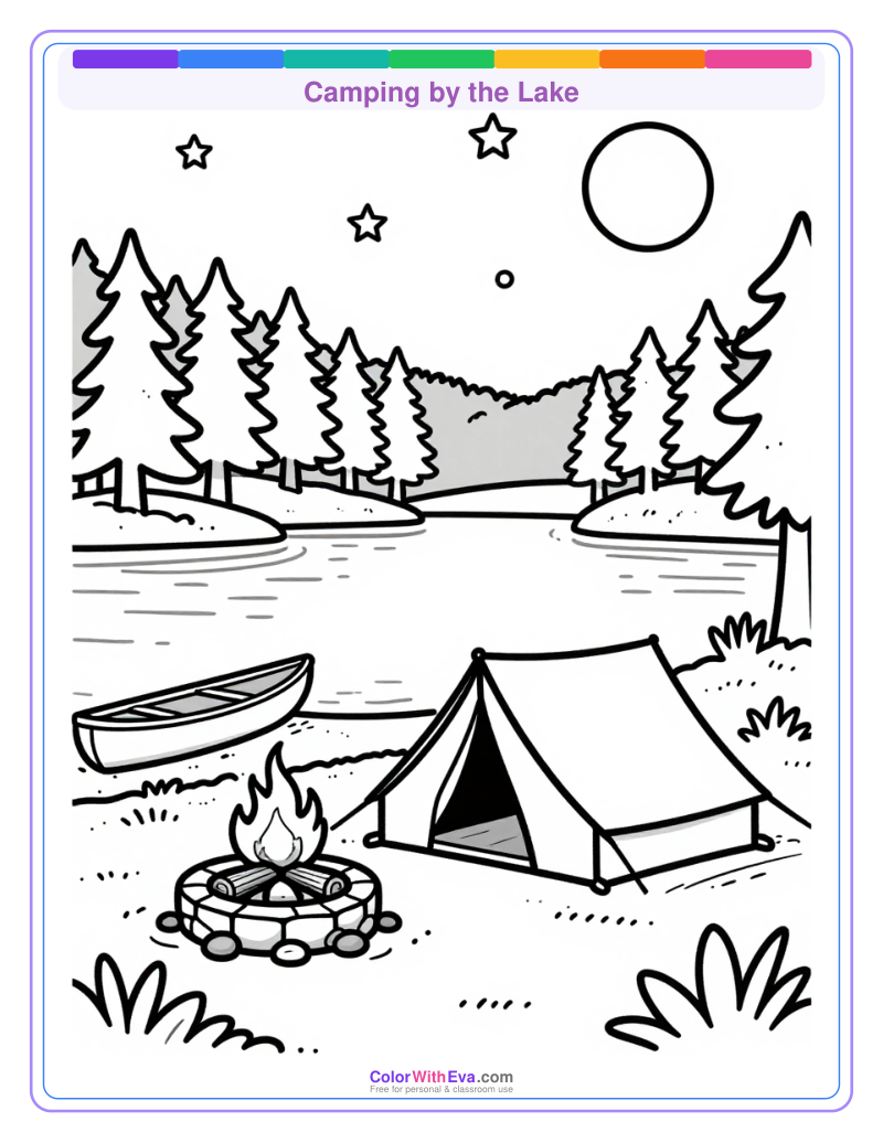 Camping by the Lake preview