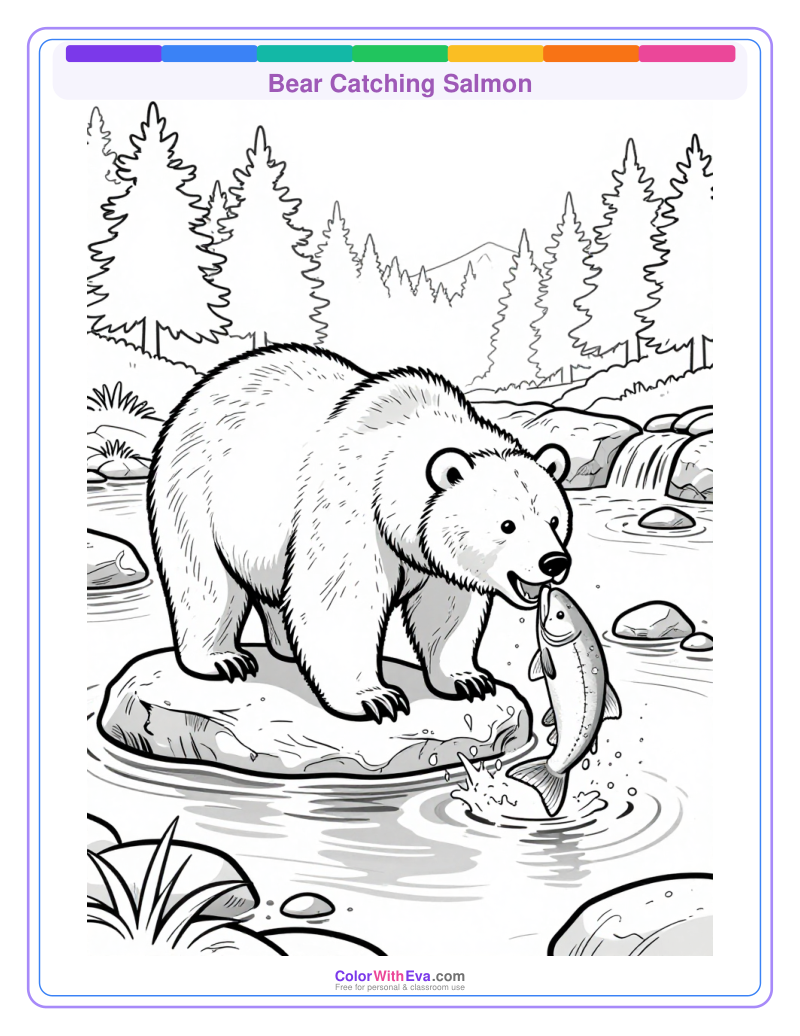 Bear Catching Salmon preview