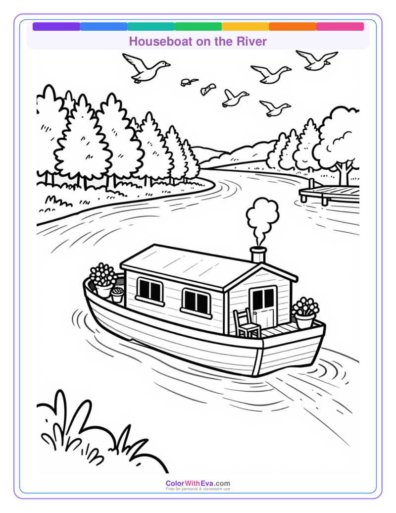 Houseboat on the River preview