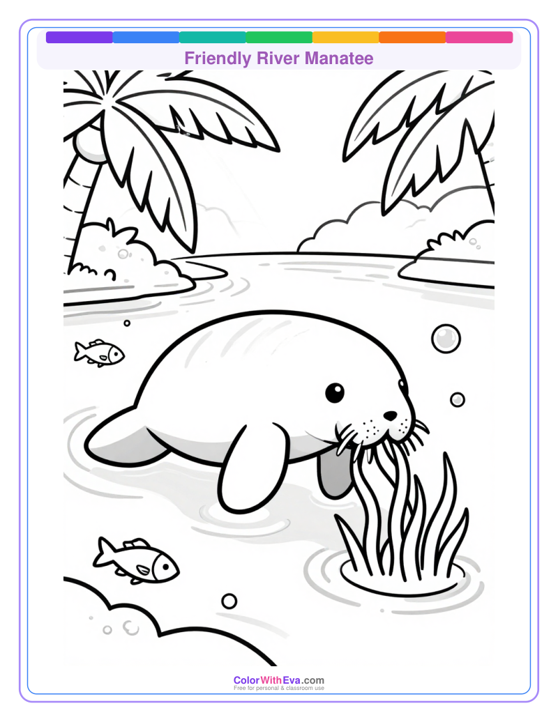 Friendly River Manatee preview