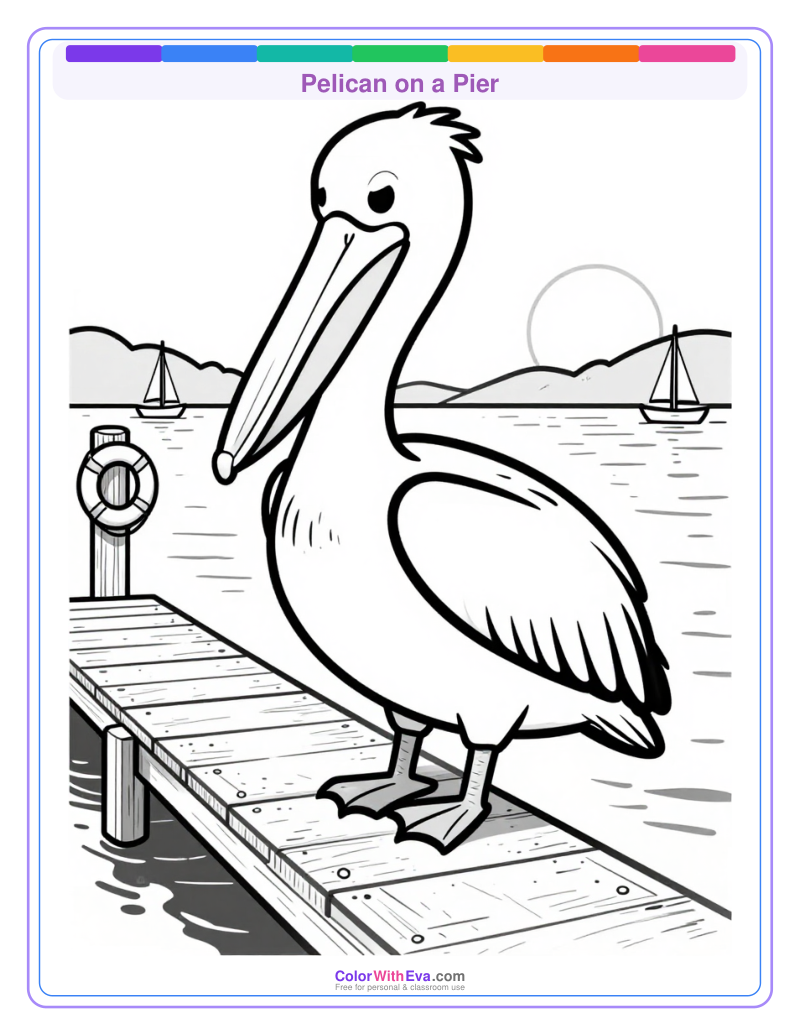 Pelican on a Pier preview