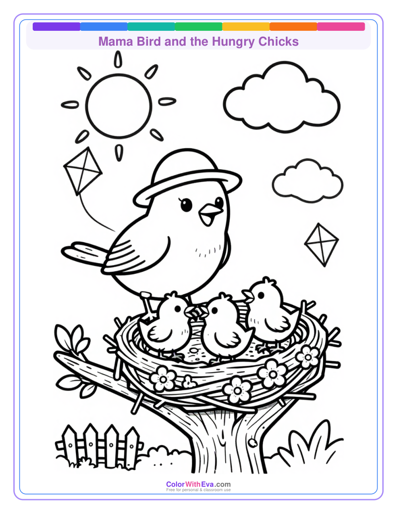 Mama Bird and the Hungry Chicks thumbnail