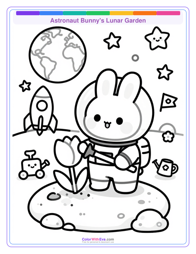 Astronaut Bunny's Lunar Garden thumbnail