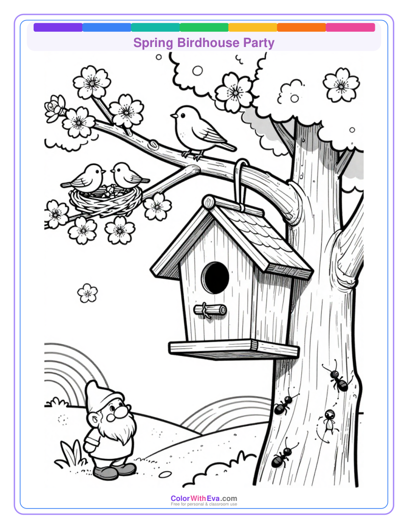 Spring Birdhouse Party preview