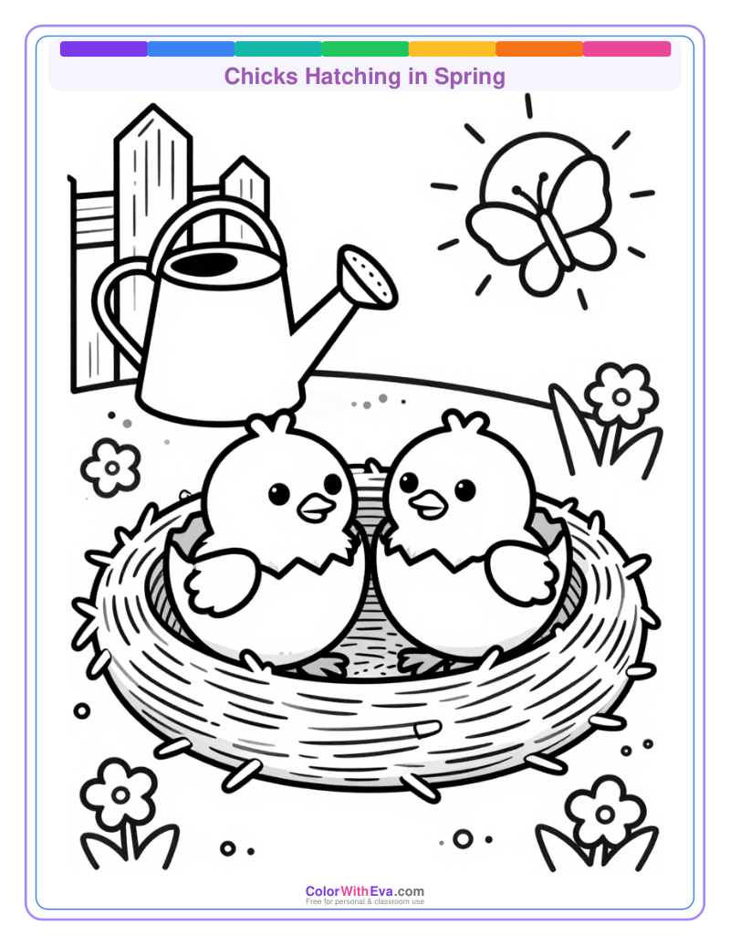 Chicks Hatching in Spring preview