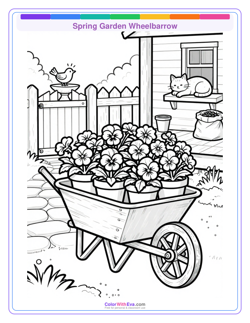 Spring Garden Wheelbarrow preview