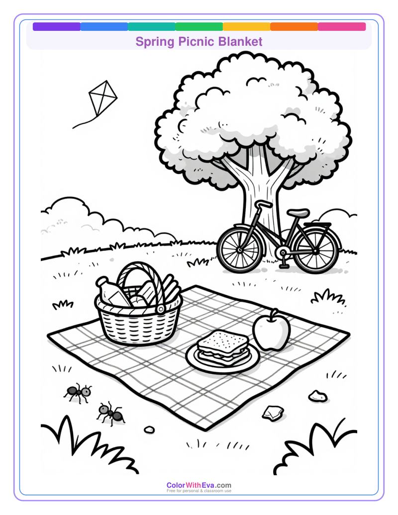 Spring Picnic Blanket preview