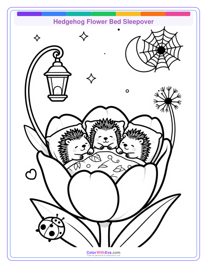 Hedgehog Flower Bed Sleepover thumbnail