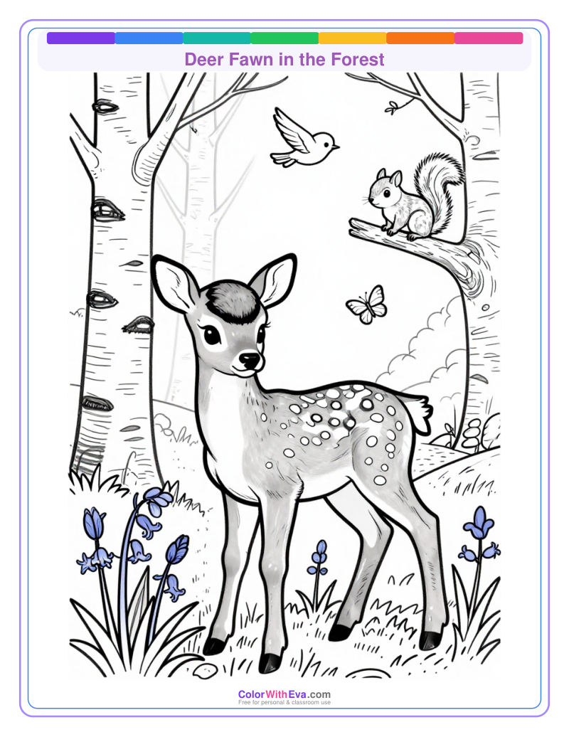 Deer Fawn in the Forest preview