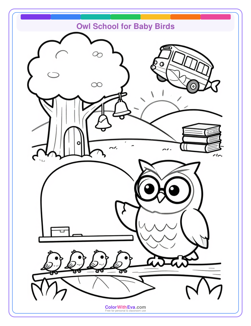 Owl School for Baby Birds preview